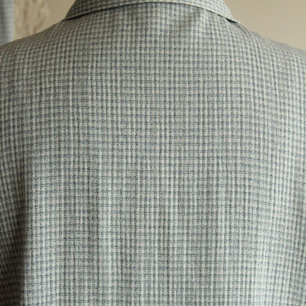 Vintage 1990s Pant Suit, Sag Harbor Petites Blue and White Two Piece, - Picture 16 of 16
